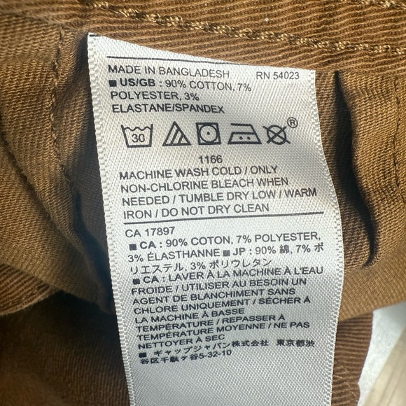 Banana Republic High-Rise Cargo Pant in Camel W1126 Sz 10 - Picture 8 of 9